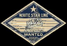 Kofferaufkleber der White Star Line