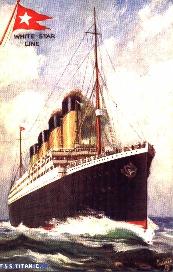 Postkarte der R.M.S. Titanic