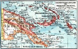 Karte der Südsee