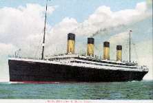 Postkarte der R.M.S. Titanic