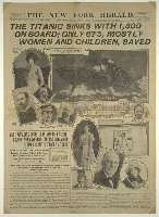 Zeitungsbericht über den Untergang der R.M.S. Titanic